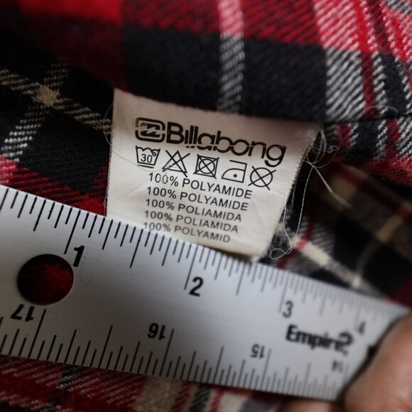 Billabong Y2K Chunky Puffer Hooded Green Vest Fleece Lined Heavyweight Dbl Zip L - Picture 6 of 12